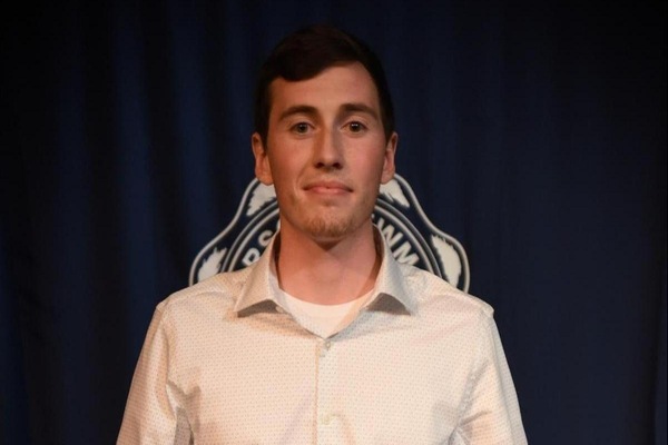 Tanner Stepp brings home the Frosty Award for Male Athlete of the Year