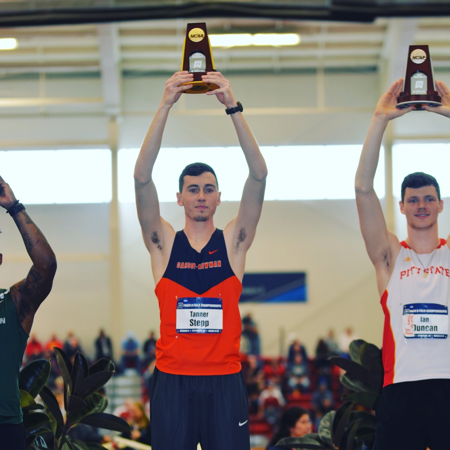 Stepp soars to national title in high jump