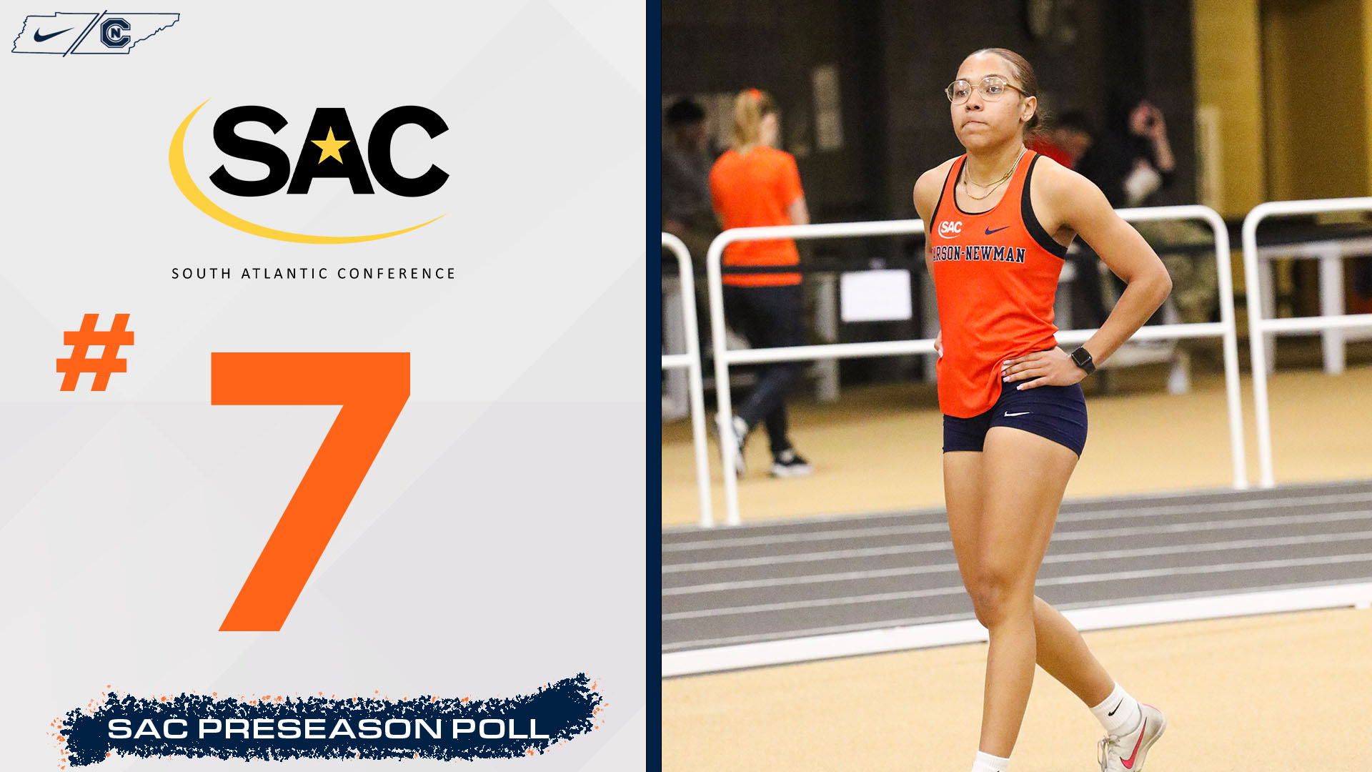 Women&rsquo;s indoor track and field tabbed for seventh-place finish in the SAC preseason poll
