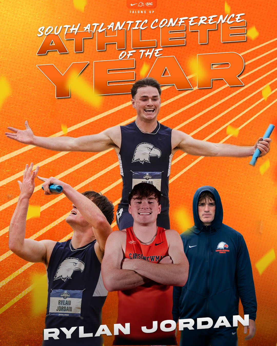 Rylan Jordan wins SAC Track Athlete of the Year for outdoor season