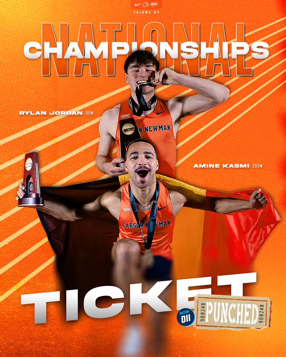 Rylan Jordan and Amine Kasmi punch their tickets to the Division II National Championships