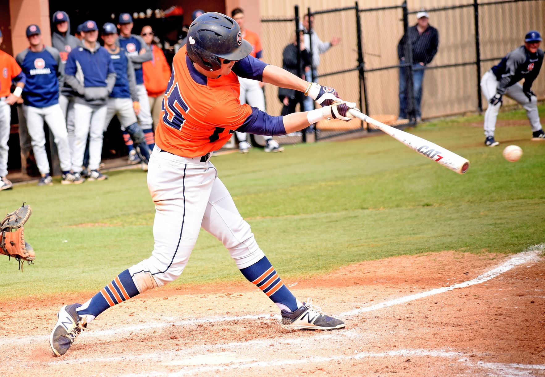 Offense explodes as C-N earns twin-bill split with Saints