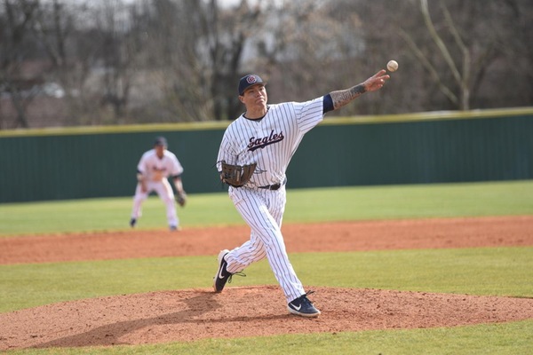Two-out hitting, starting pitching leads Eagles to twin-bill sweep