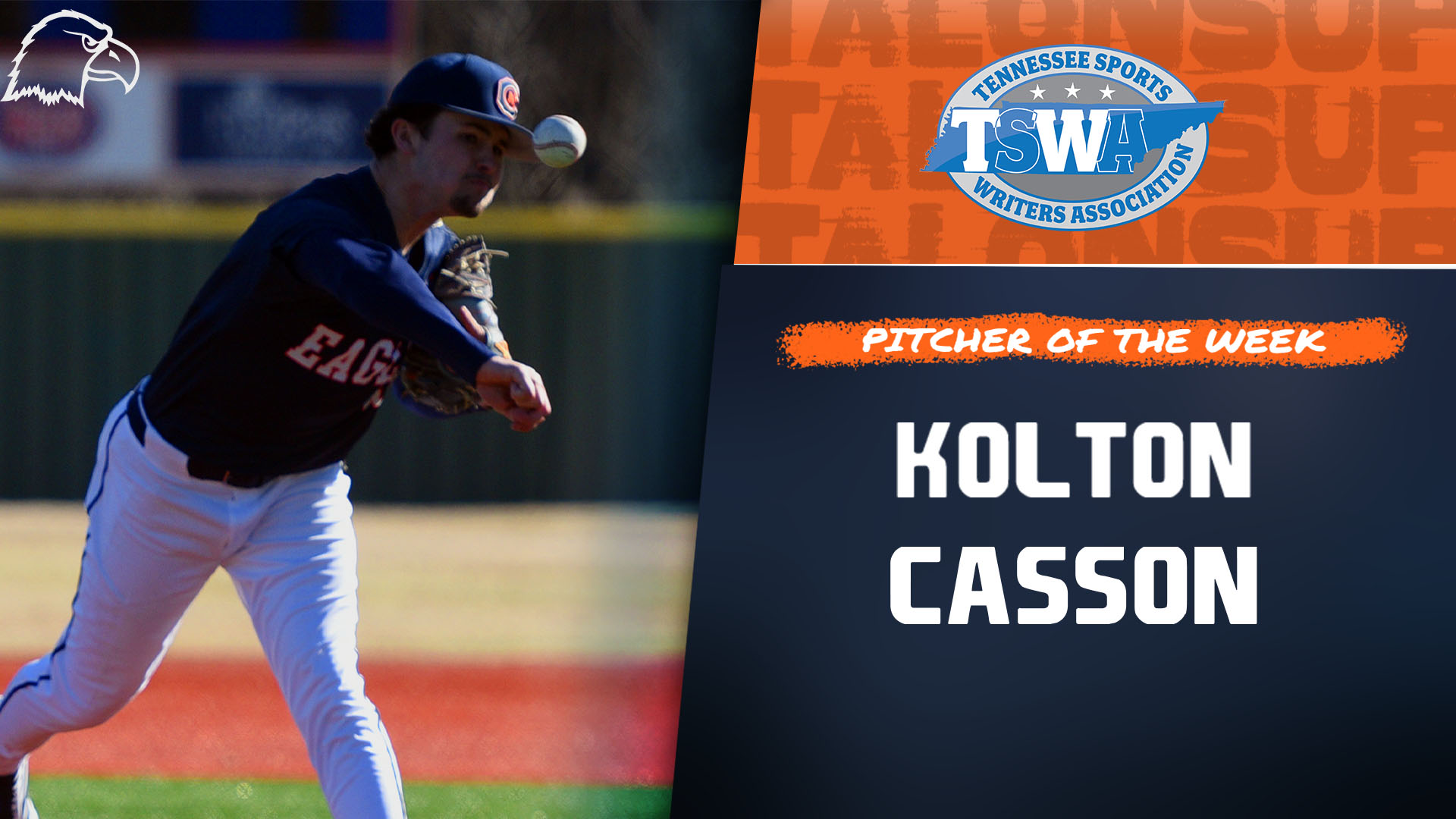 TSWA tabs Casson as Pitcher of the Week