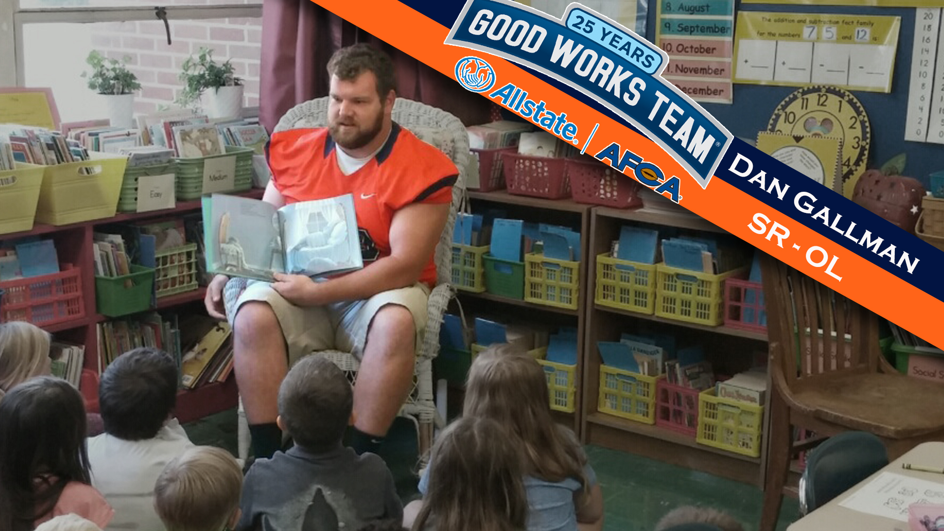 Gallman makes 25th anniversary Allstate AFCA Good Works Team