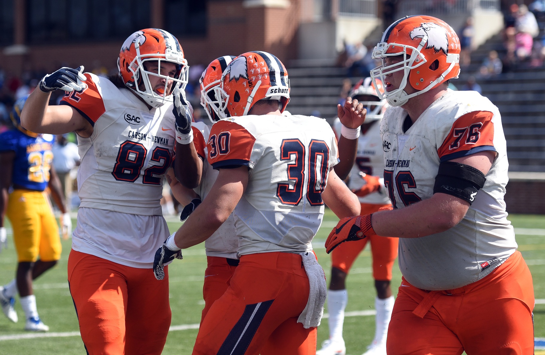 Offensive explosion powers Eagles past Mars Hill 30-21