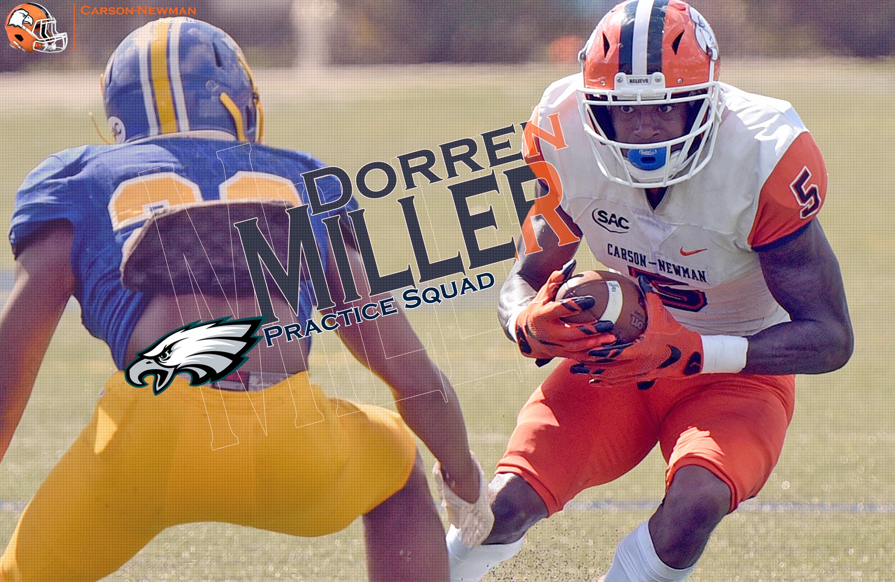 Eagle alum Miller joins Philadelphia practice squad