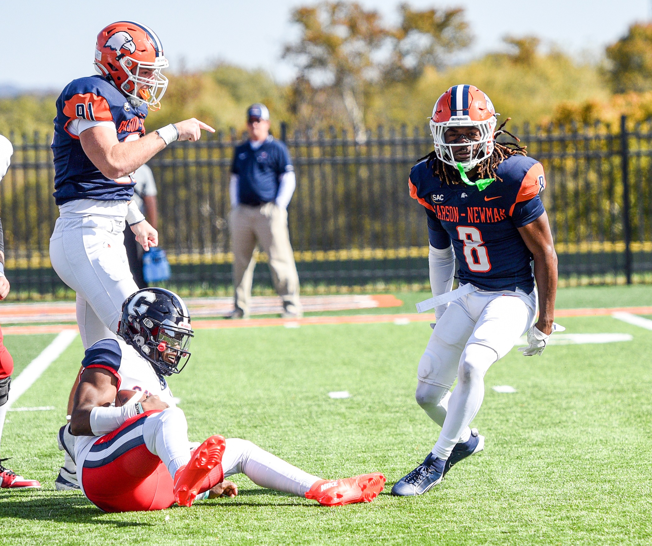 Gritty Eagles take crucial contest from Catawba 24-16