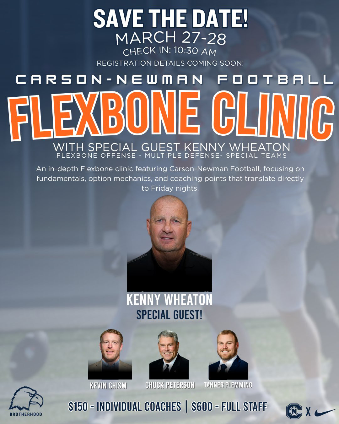 C-N football to play host to flexbone clinic in late March