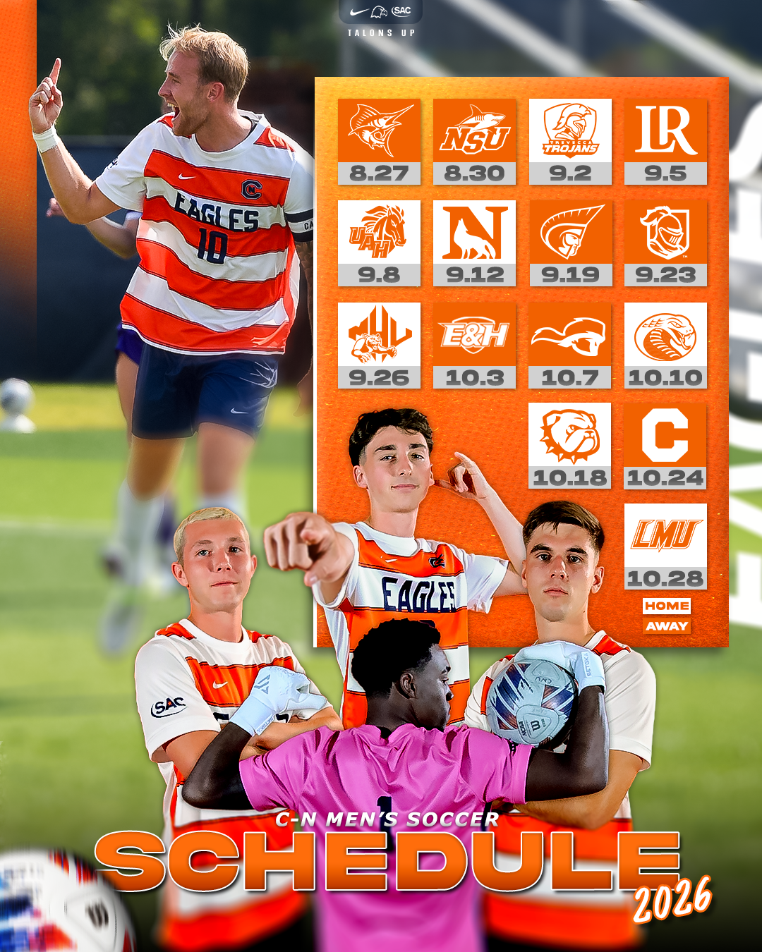 Men&rsquo;s Soccer announces strong 2026 slate