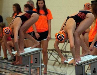 Eagle Swimmers Complete First Day in Charlotte