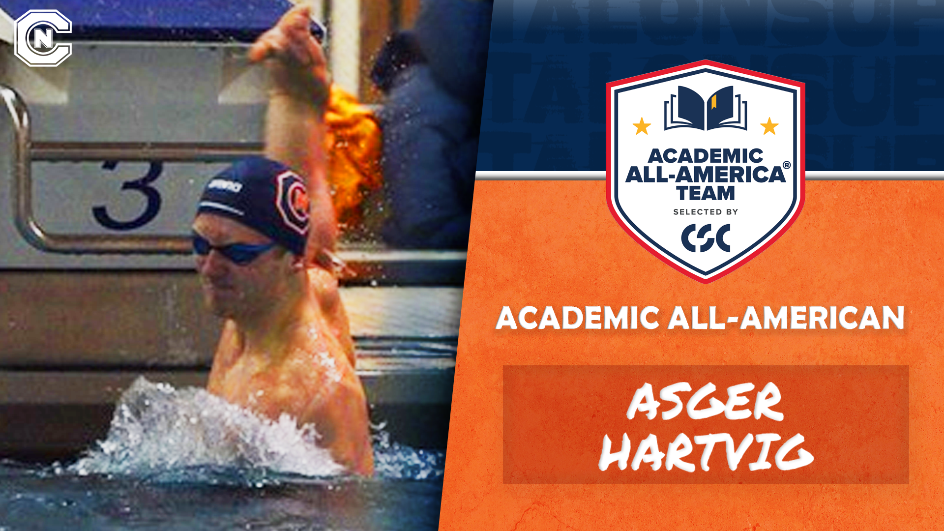 Hartvig Named CSC Academic All-American