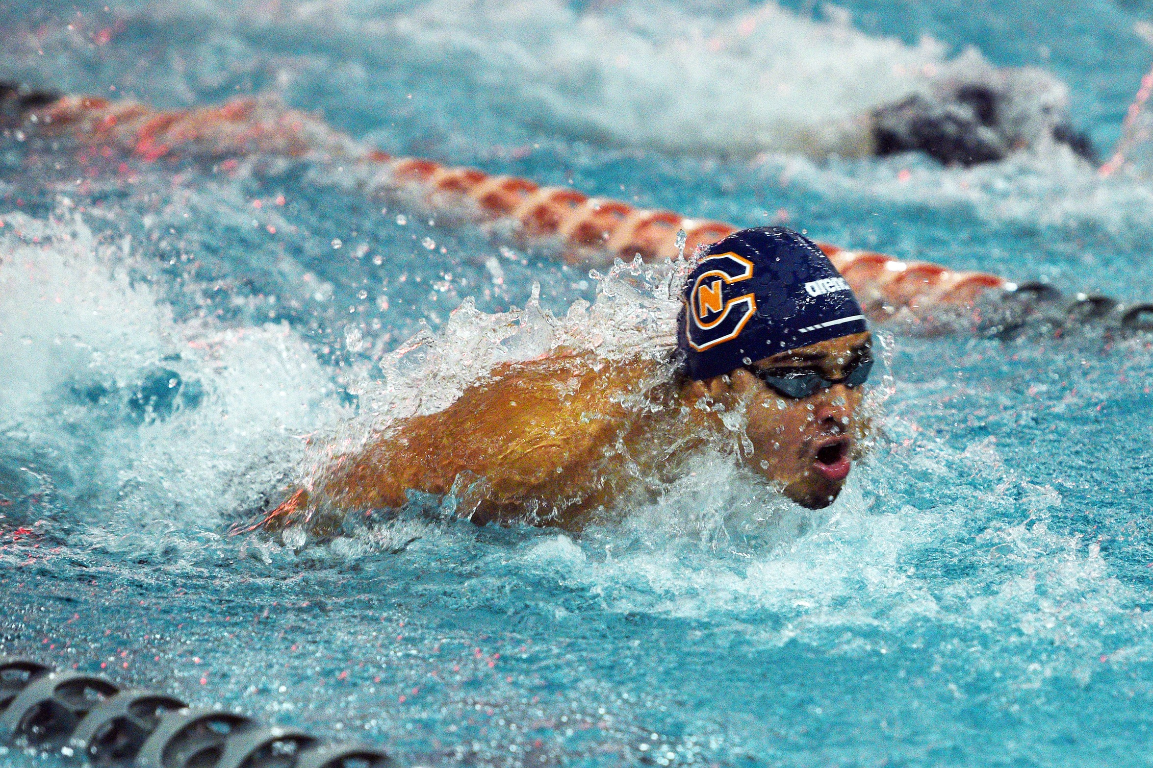 C-N Swim Jumps Out To Early Lead Over #7 Wingate Following Day One
