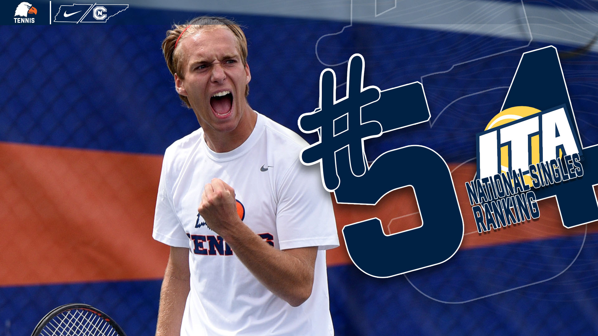 Men&rsquo;s tennis closes the year inside ITA top 40, Van Dalen ranked