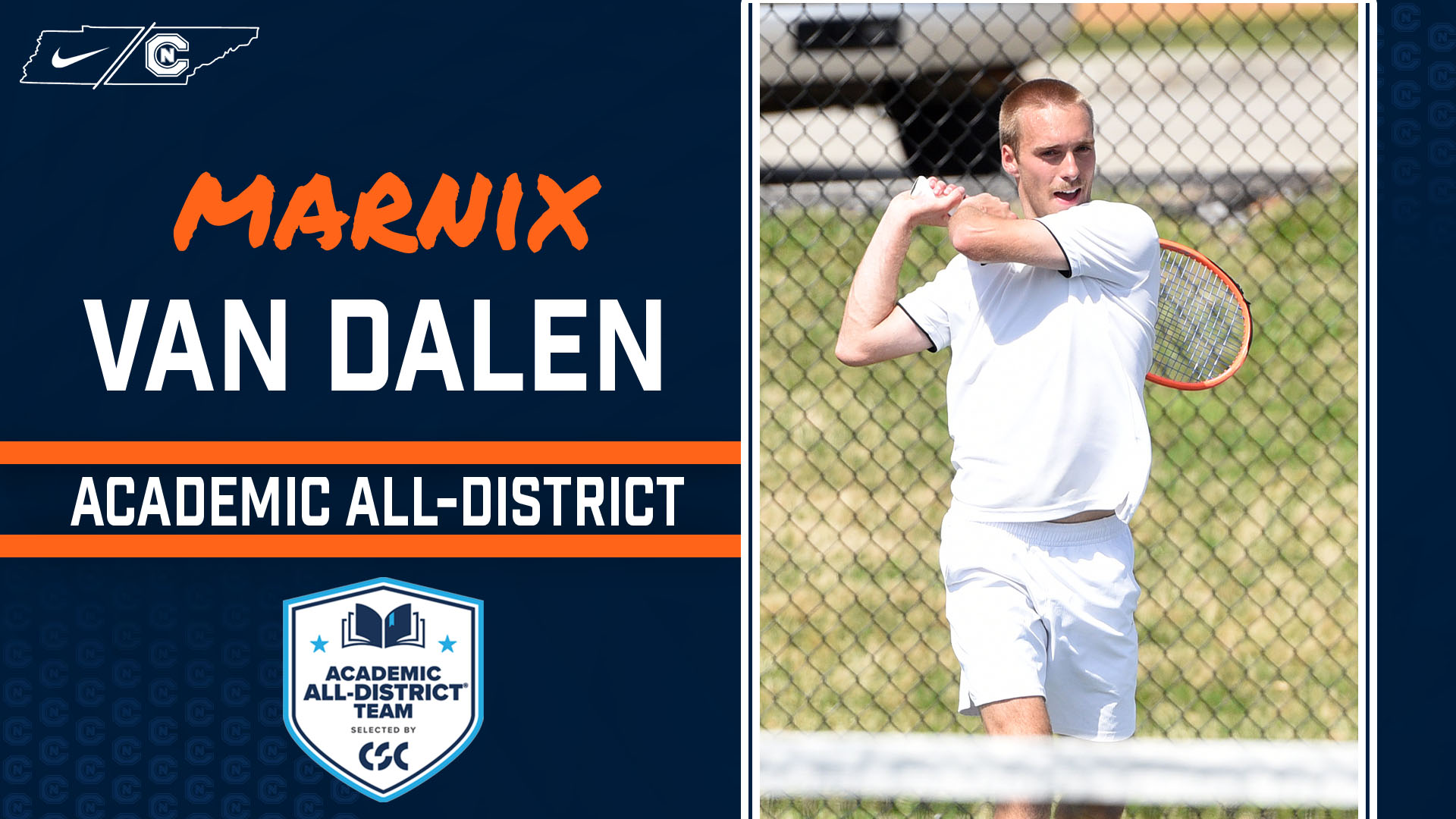 Six Tennis Athletes Named Academic All-District Honorees