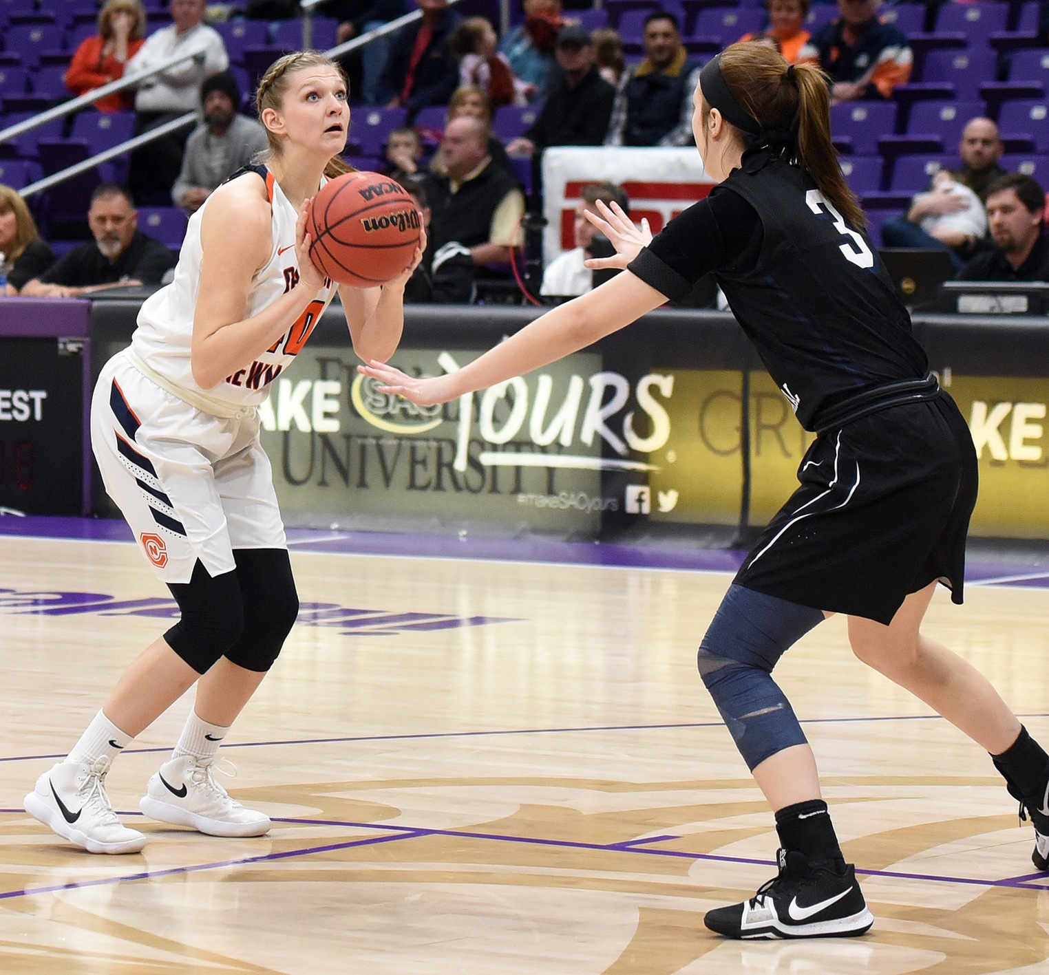 Simerly&rsquo;s double-double lifts #7 C-N into the SAC title game