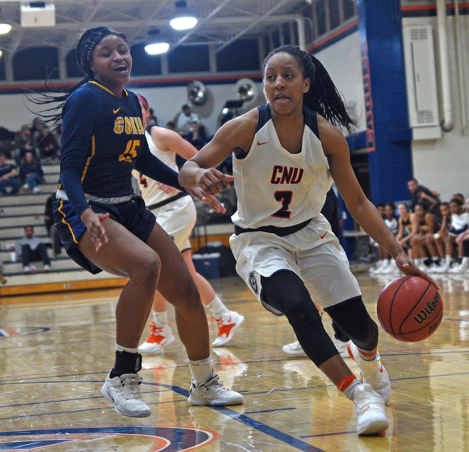Smith shines on Senior Day as C-N pulls away from Queens