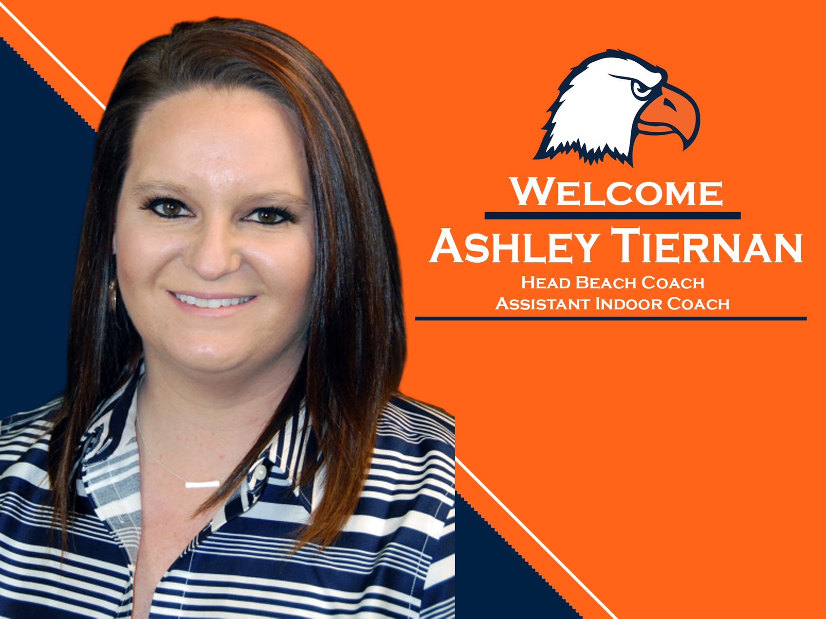 Tiernan joins volleyball staff as head beach coach, assistant for indoor
