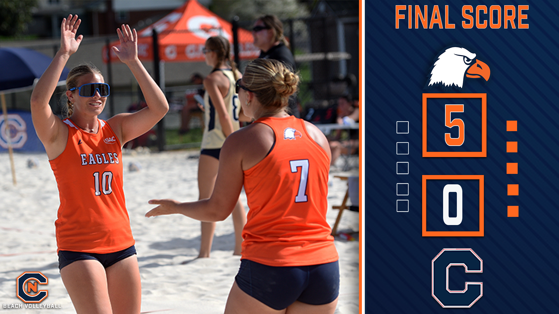 Eagles Bring The Brooms To The SAC/CC Tournament