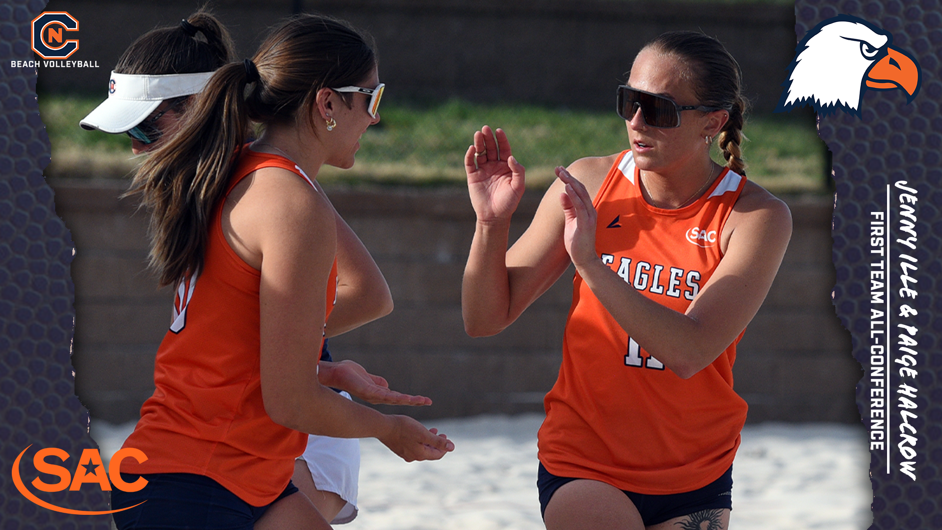 Three Beach Volleyball Pairs Earn All-Conference Honors