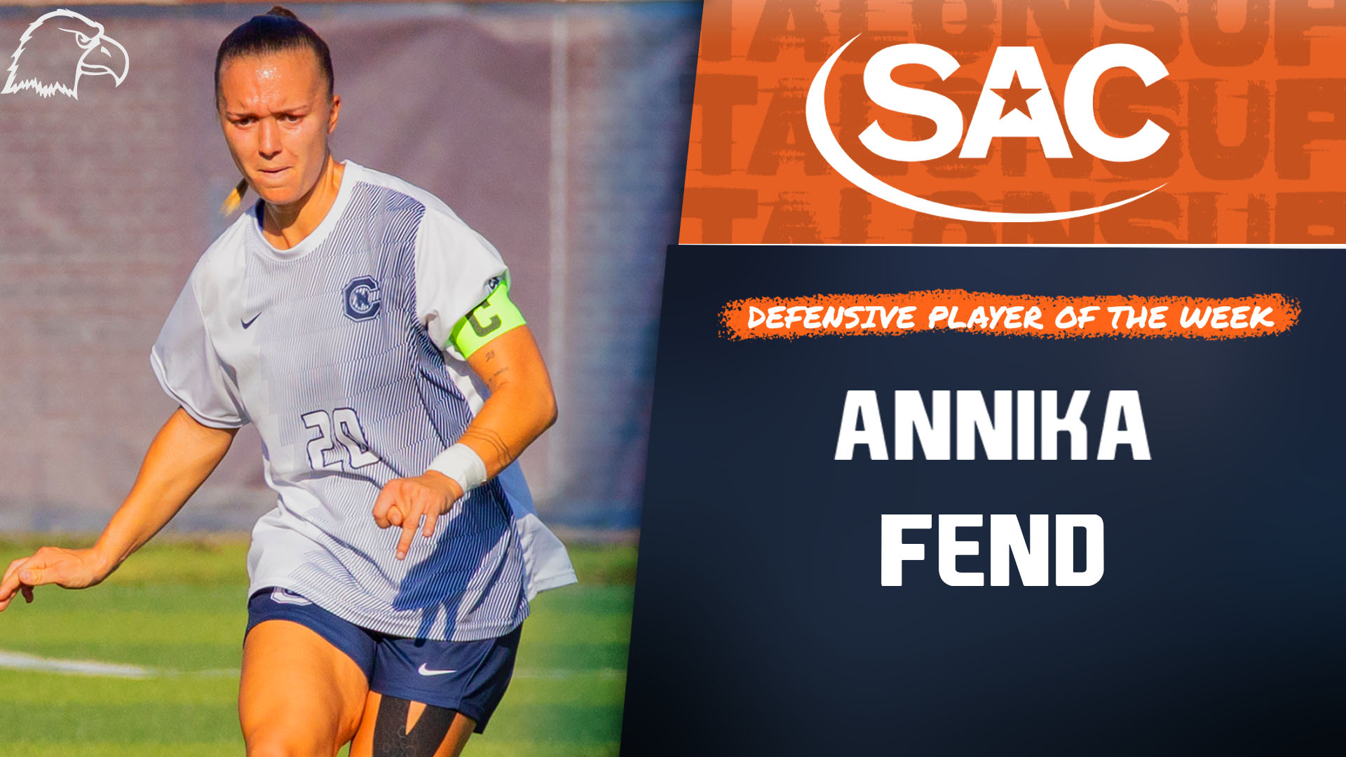Fend named WePlayed Sports SAC Defensive Player of the Week