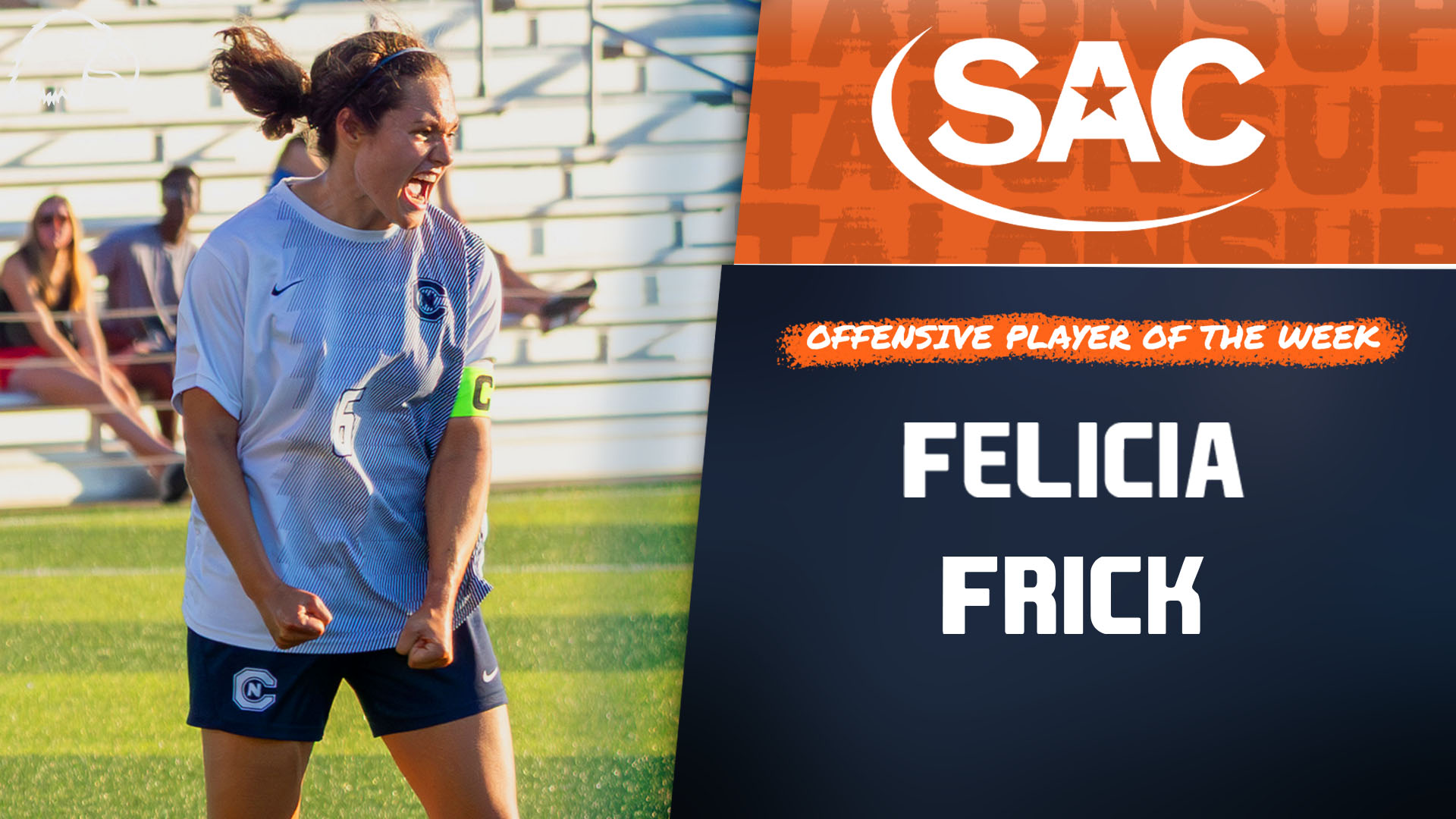 Frick tabbed WePlayed Sports SAC Player of the Week
