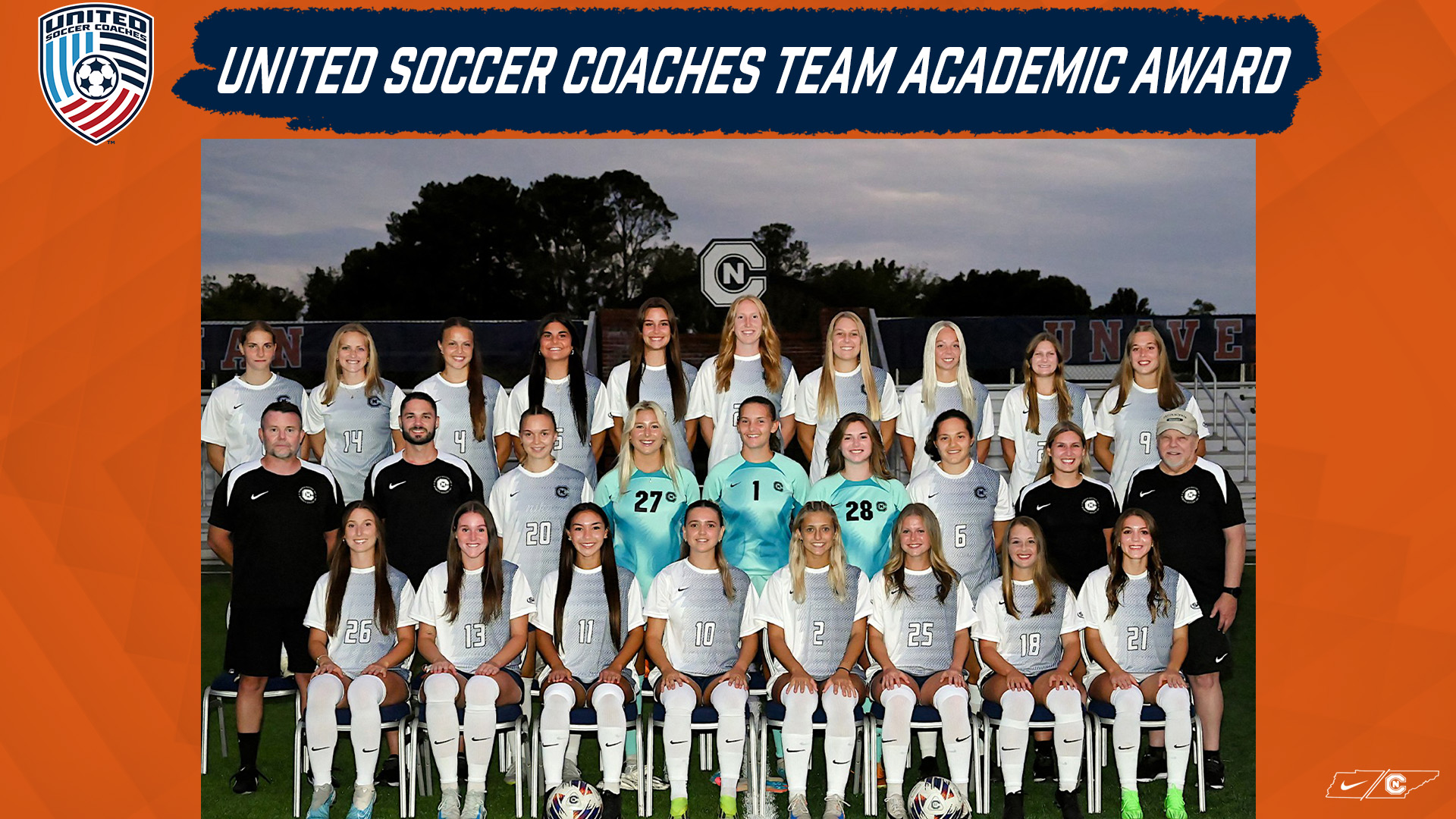 Women&rsquo;s Soccer recognized for team academic award from United Soccer Coaches