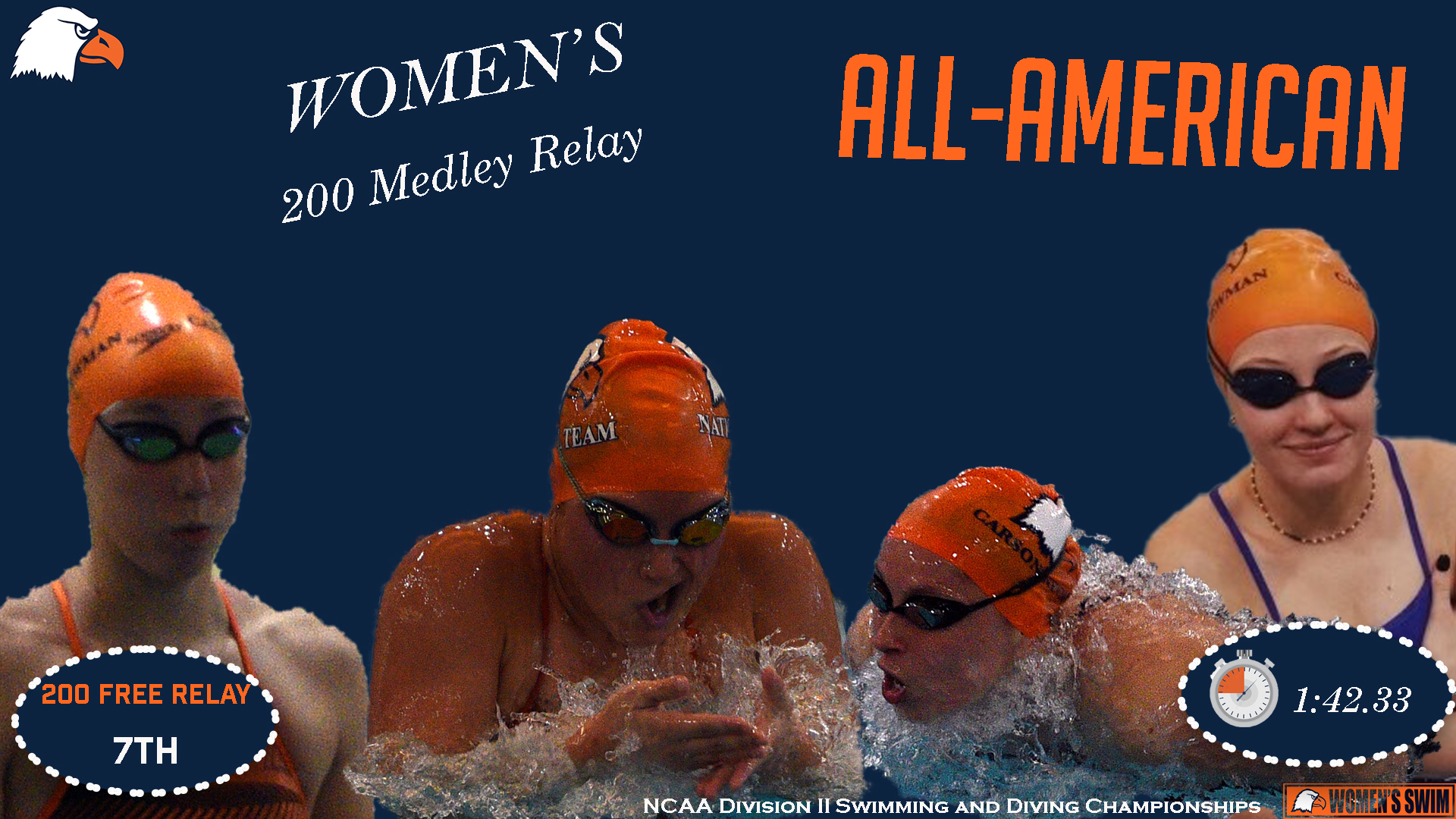 Pair of All-American honors highlight Thursday morning for C-N swim
