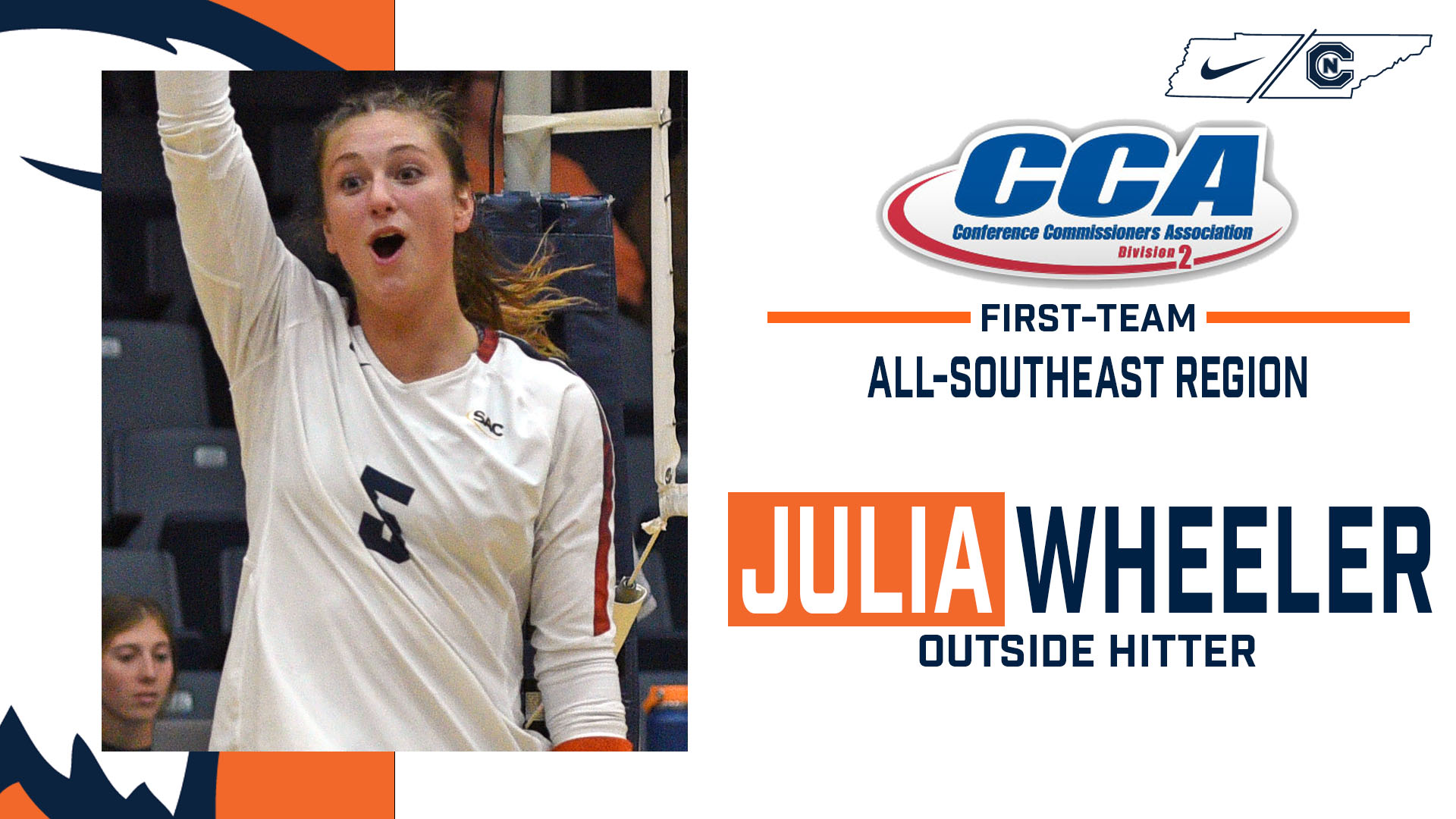 Wheeler earns D2CCA First-Team All-Region nod