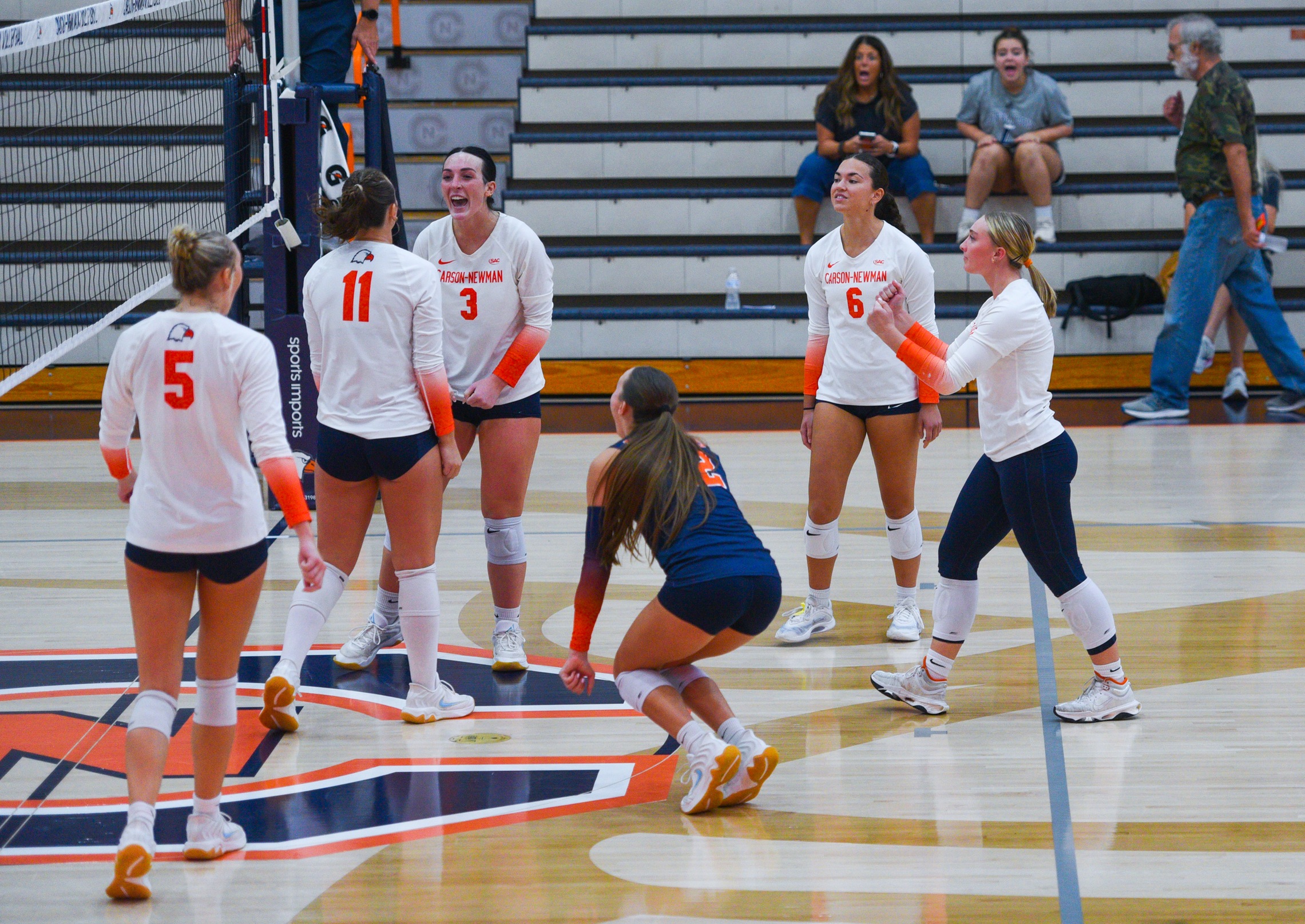 Four Eagles log eight or more kills grab first home win against Emory & Henry
